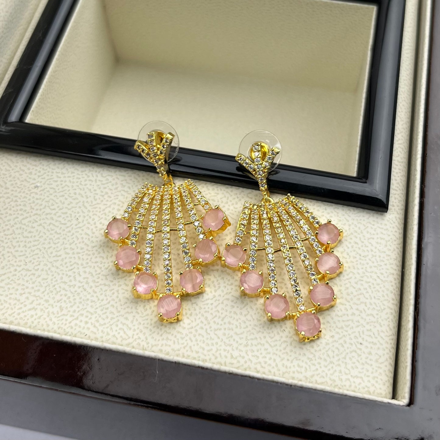 Earrings Drops Gold Plated Earrings SP-002